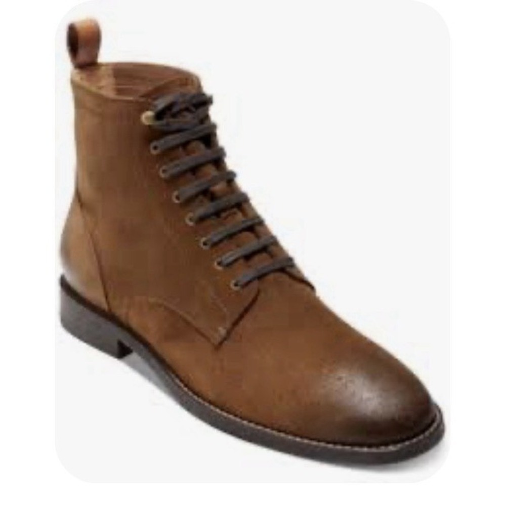 Cole Haan Feathercraft Grand Suede Oxfords Chukka Ankle Lace-up Boots Men's 13‎